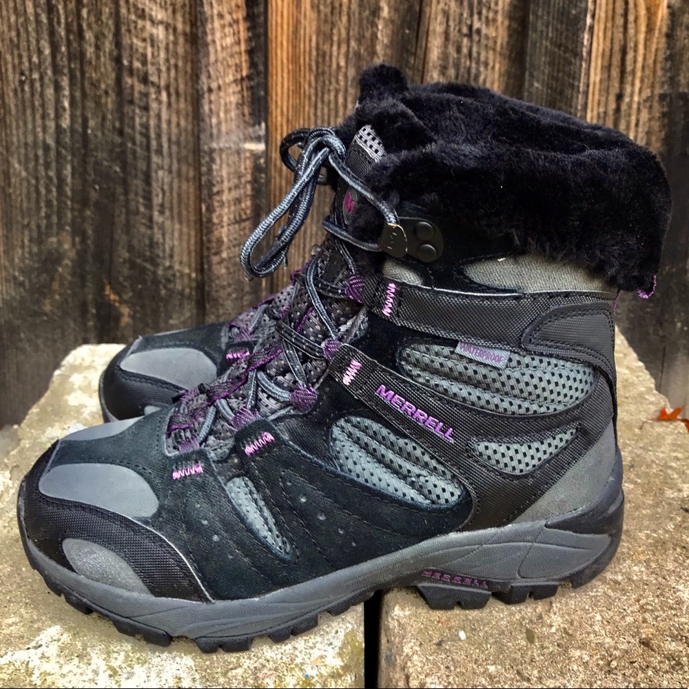 Merrill Fur Trimmed Women’s Winter Hiking Boots
